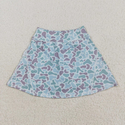 Family Matching Adult women  Baby girls camo skirt yoga