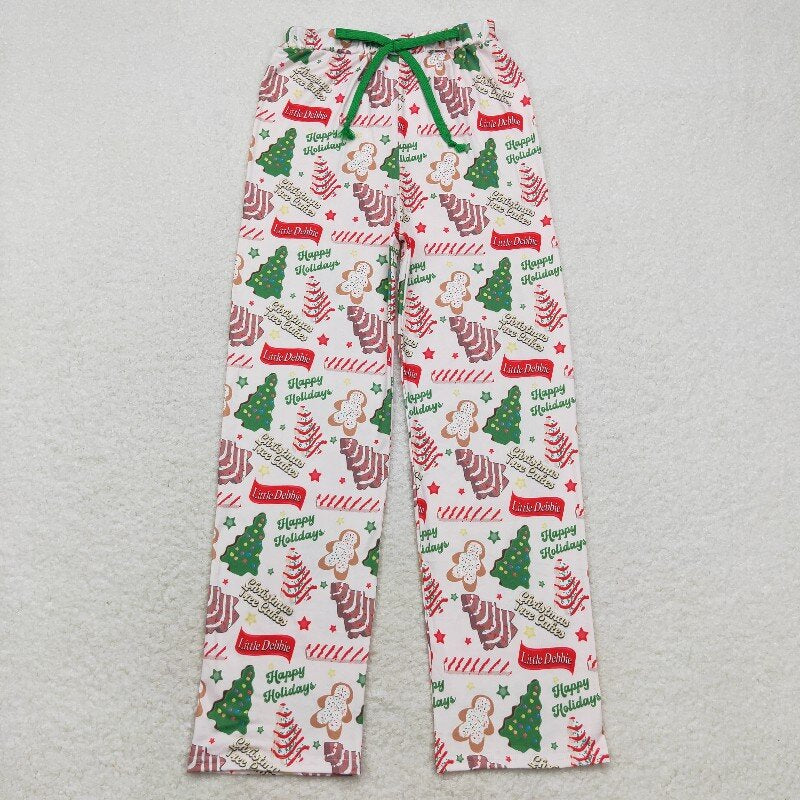Family Matching Adult Baby girls boys Christmas tree pie clothes