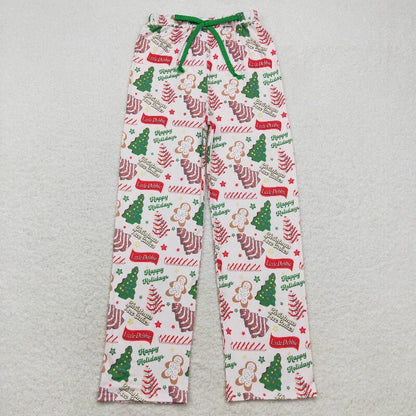 Family Matching Adult Baby girls boys Christmas tree pie clothes