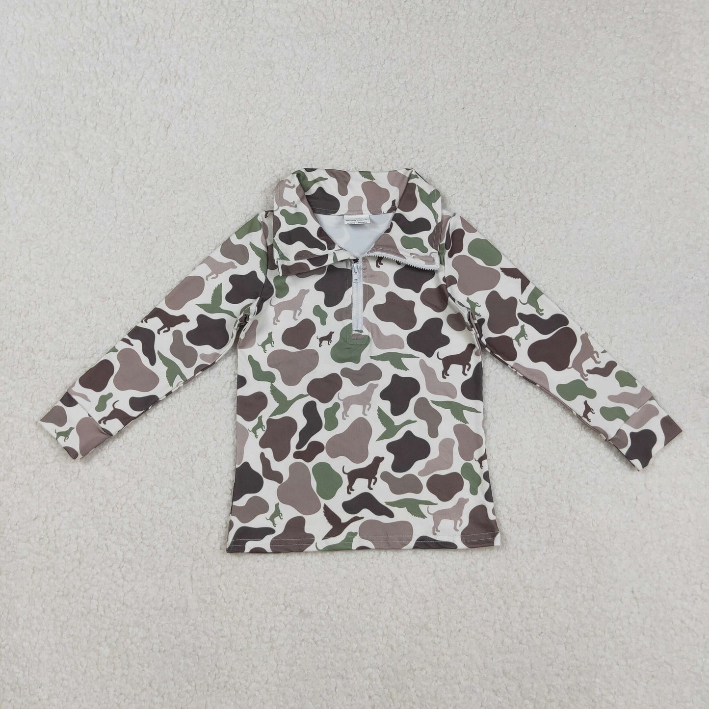 BT0955 Boys hunting camo pullover