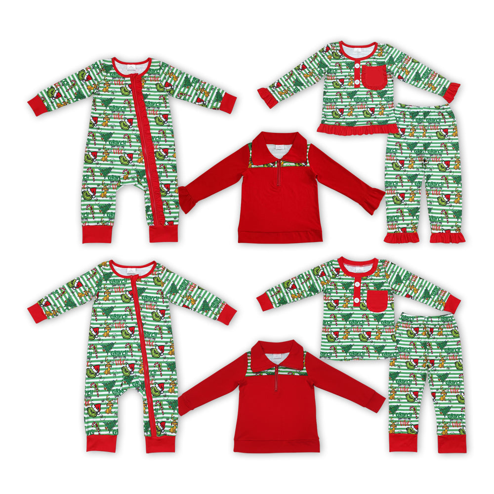 Matching Baby girls boys Christmas outfits clothing