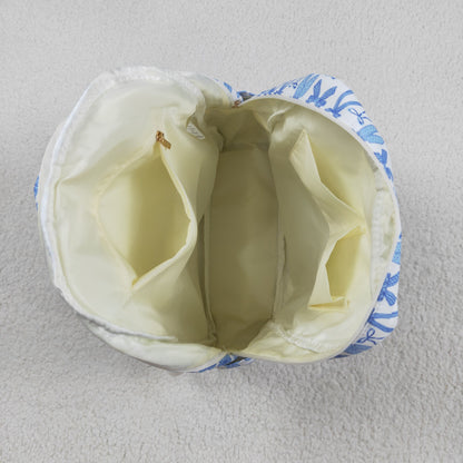 BA0322 blue bow zipper schoolbag