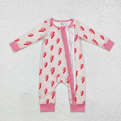 pre-order baby girl clothes lightning girl winter bamboo romper