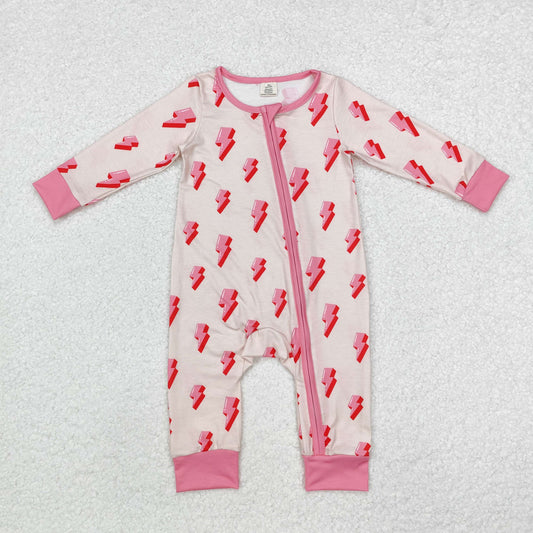 pre-order baby girl clothes lightning girl winter bamboo romper