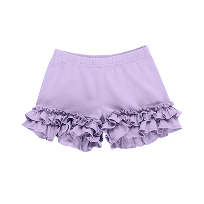 MOQ 3 Custom design girls floral shorts