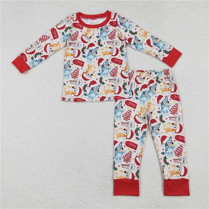 Matching Baby girls Christmas long sleeves pajamas
