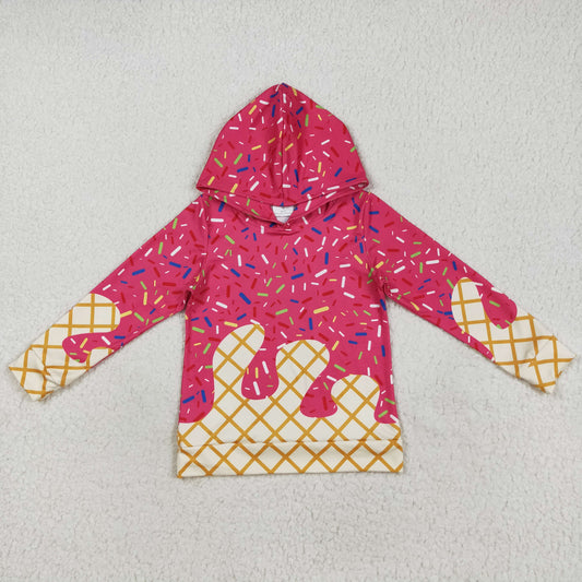 BT1271 baby boys rose Ice cream waffles hoodies top