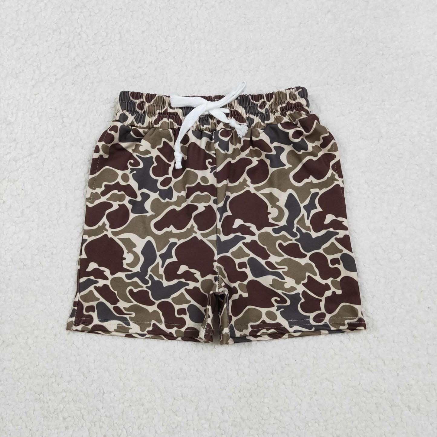 SS0735 baby boys camo shorts