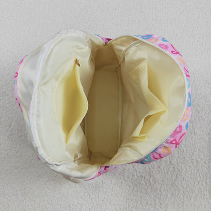 BA0319 Girls tips bow zipper schoolbag