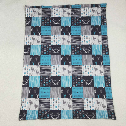 BL0074 Baby Wild checkered Blankets