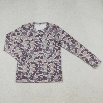 Matching Adult women camo Long Sleeve Tops yoga