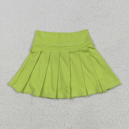 Matching RTS Sibling baby girls clothes yoga solid color summer shorts skirts