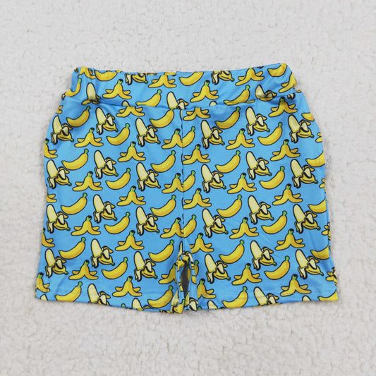 SS0634 baby boys banana blue shorts