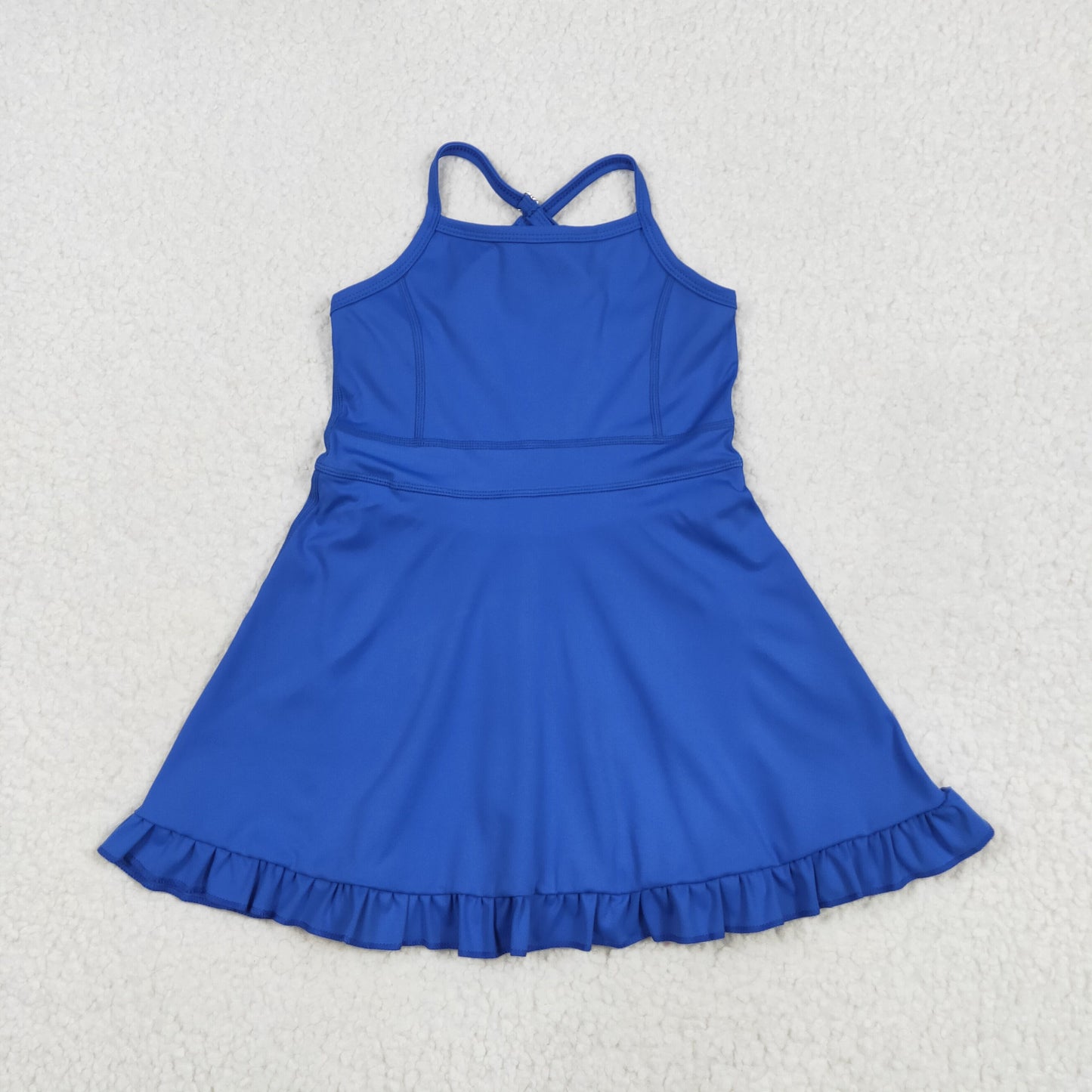S0551 Girls blue yoga Suit 1pcs