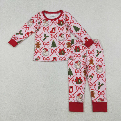 Family Matching Adult Baby girls Christmas red pajamas clothing
