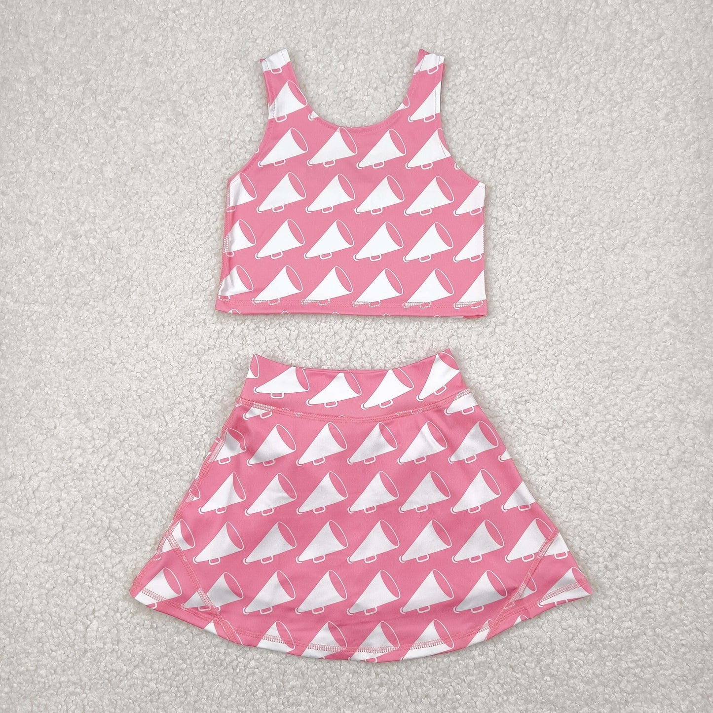 GSD1467 Girls pink bugle yoga Dress