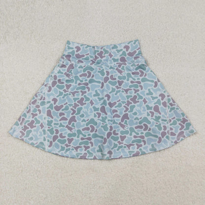 Family Matching Adult women  Baby girls camo skirt yoga