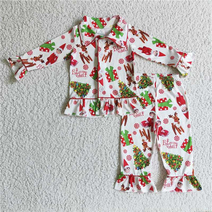 Matching Baby girls Christmas Elf Clothing Sets