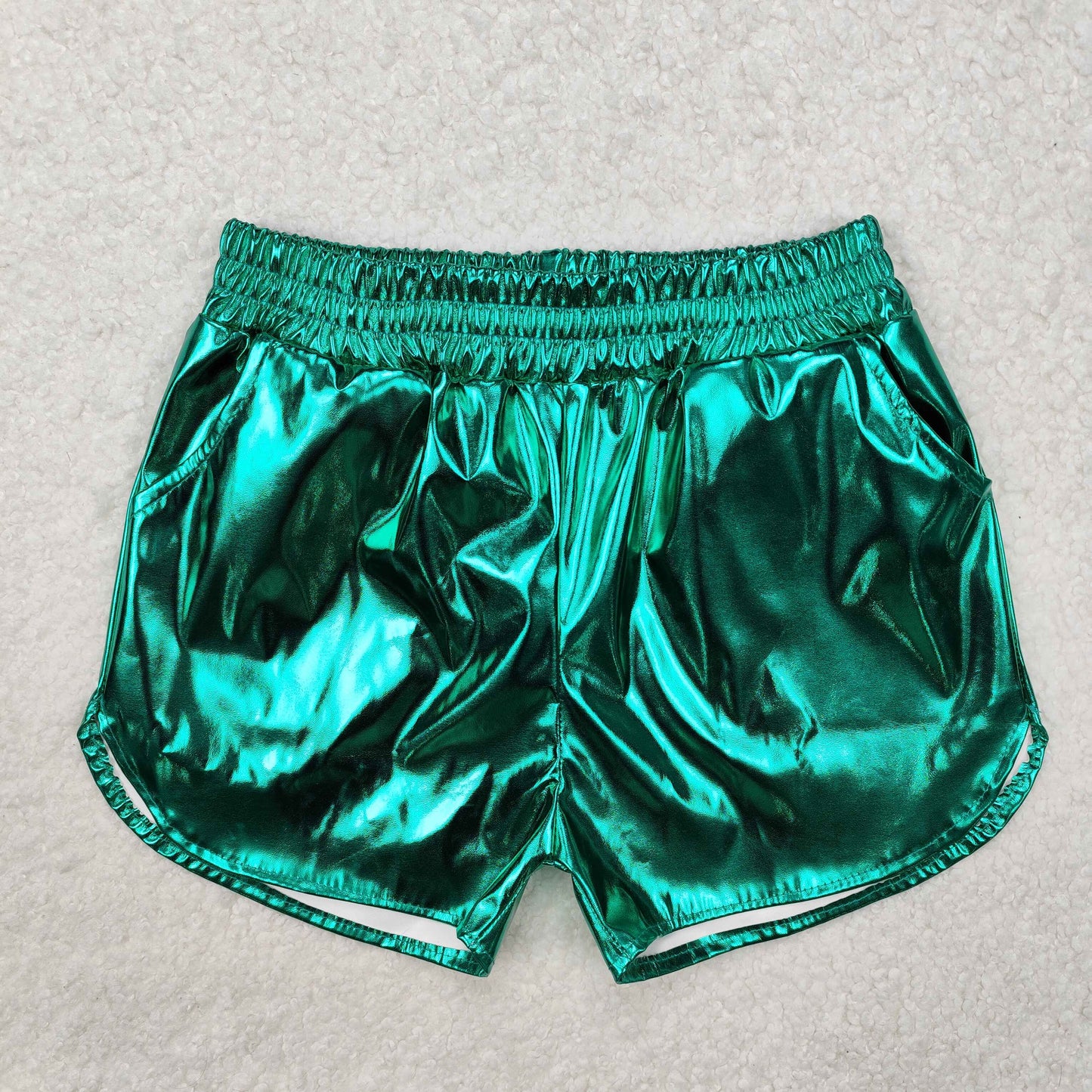 SS0410 Baby girls green short pant