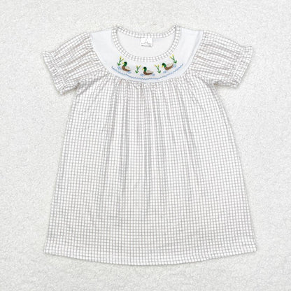 Matching Baby girls boys duck outfits embroidery clothing