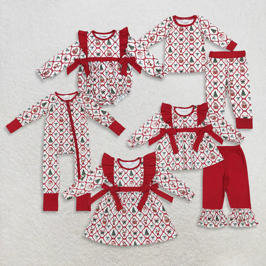 Matching Baby girls Christmas outfits clothing
