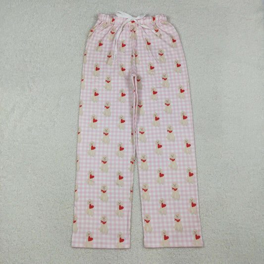 P0849 Adult women puppy pink long Pants