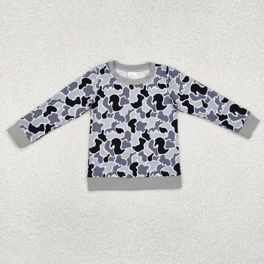 BT1061 baby boys long sleeve camo top