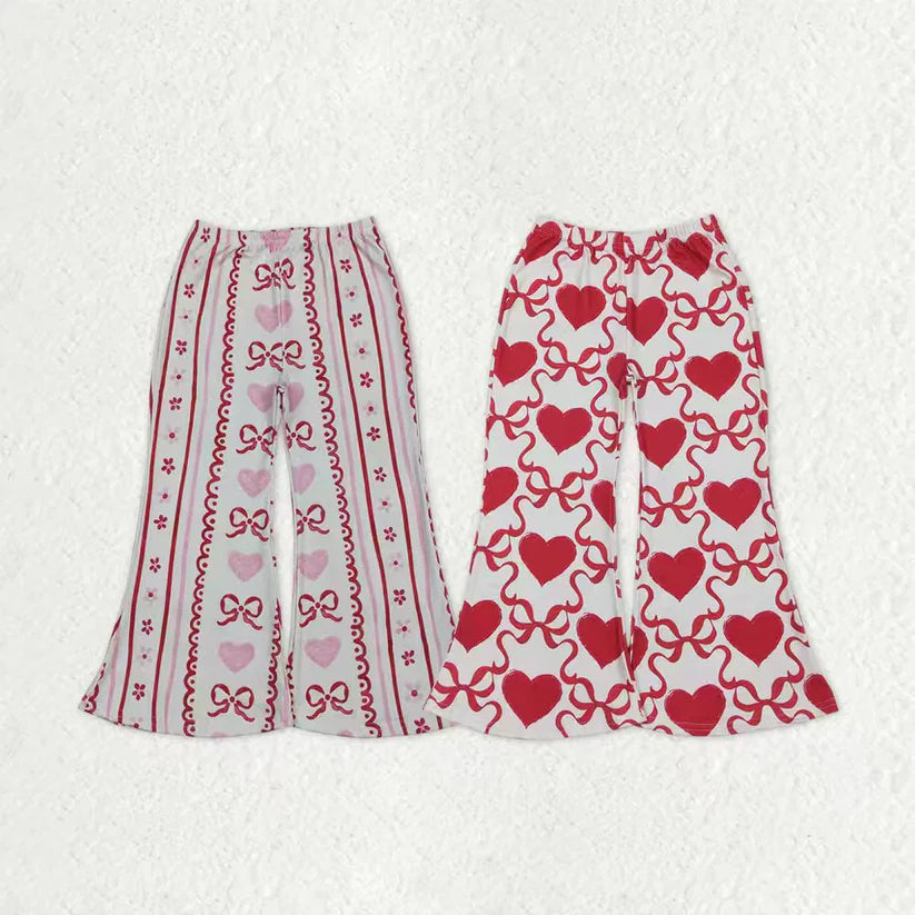Matching Baby girls valentine love  long pant