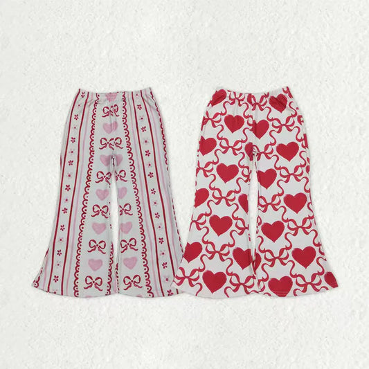 Matching Baby girls valentine love  long pant