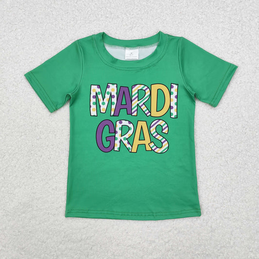 BT0995 Boys Mardi Gras short sleeves Top