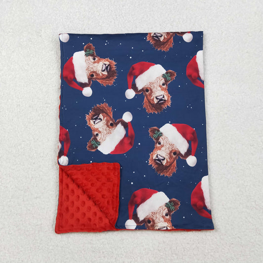 BL0088 Baby Christmas cow Blankets