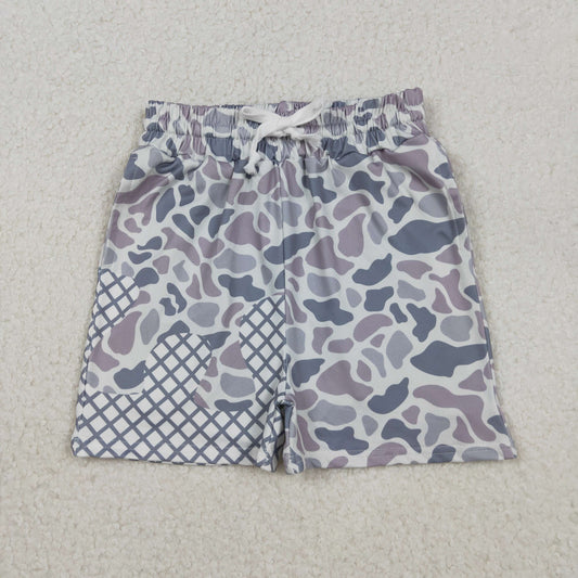 SS0647 baby boys grey camo shorts