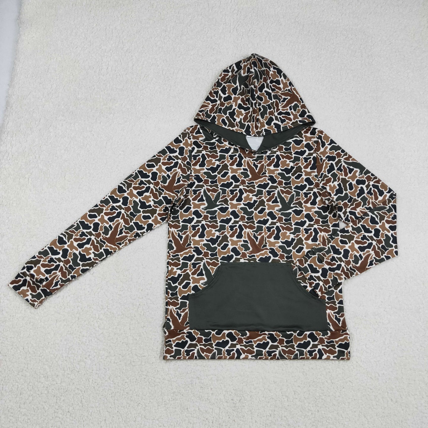 BT1472 Adult  camo pocket Hoodies top