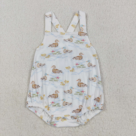 SR3029 Baby duck white romper