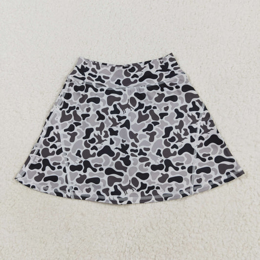 GLK0127 Girls camo Skirt yoga