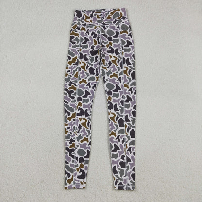 Matching Adult women camo Long camo pant yoga