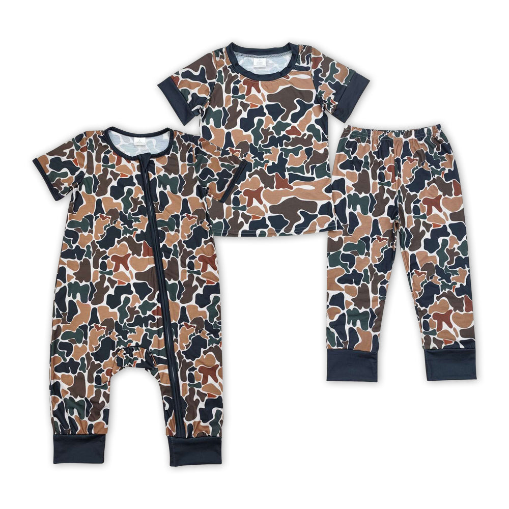 Matching Baby boys camo outfits clothing