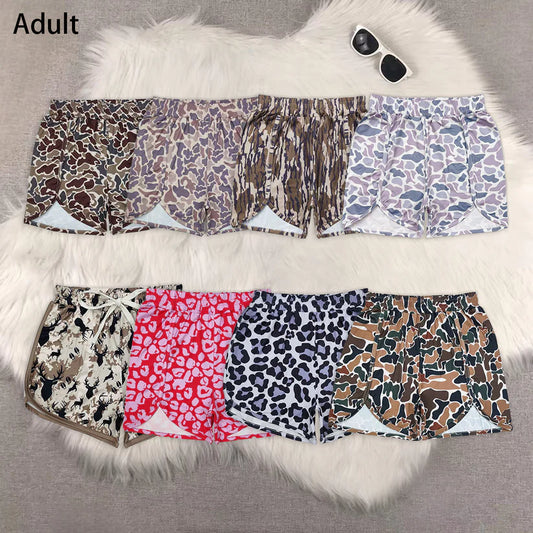 Matching Adult Camouflage Sports Shorts