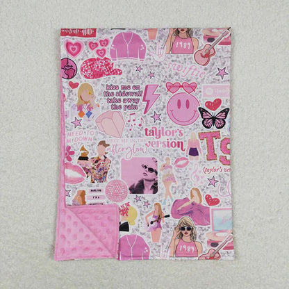 Matching RTS Summer Taylor Swift baby blanket