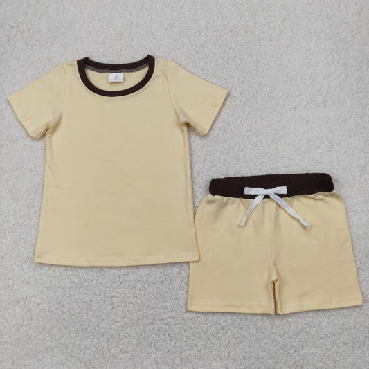 BSSO1310 Boys khaki shorts outfits