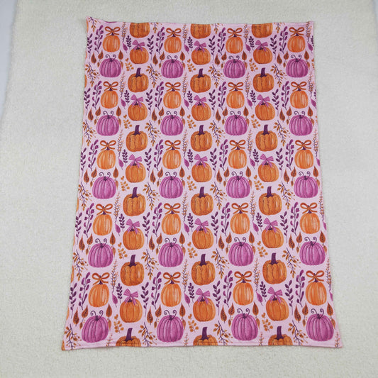 BL0216 Baby rose orange pumpkin Blankets