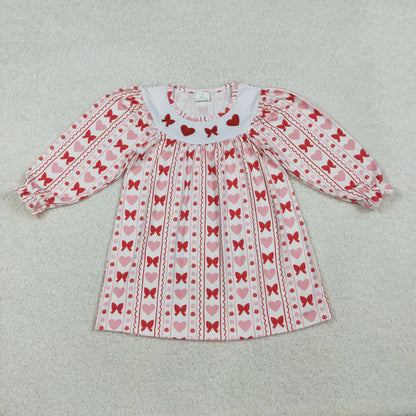 Matching Baby girls Christmas cartoon romper outfits clothing embroidery