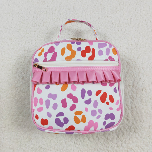 BA0309 baby leopard rose floral Lunch Box