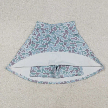 Family Matching Adult women  Baby girls camo skirt yoga