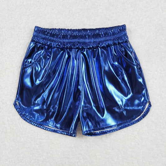 SS0409 Baby girls leather short pant