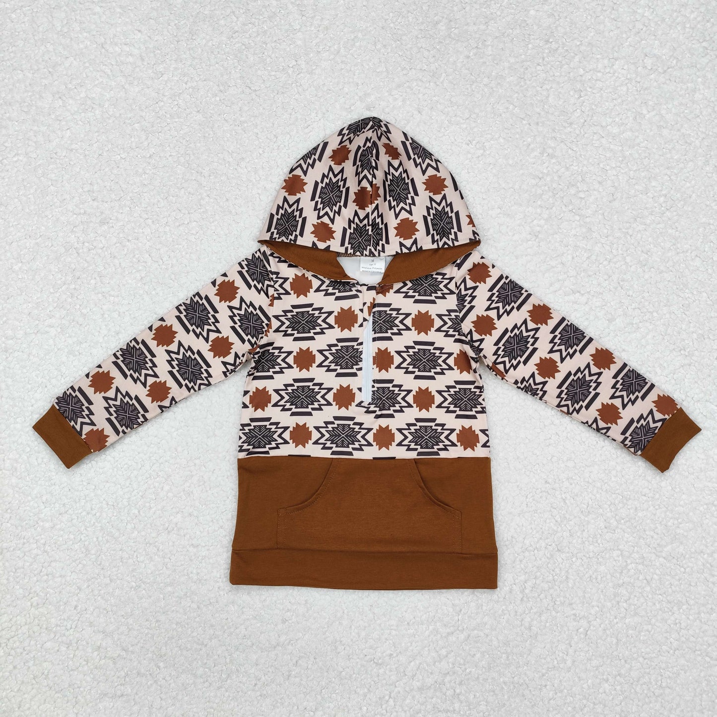 BT0908 Boys brown hoodies