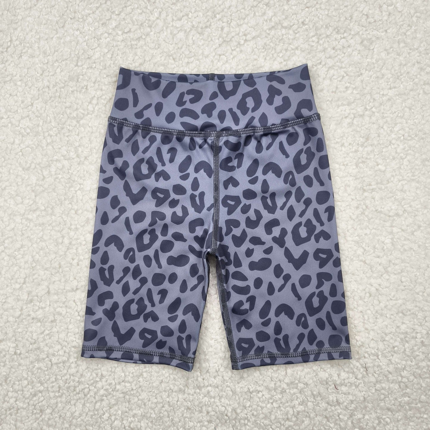 SS0539 baby boys gray leopard shorts riding