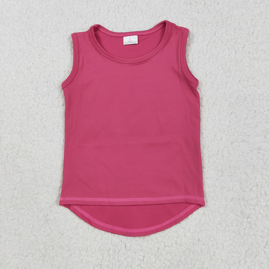 GT0982 Girls rose vest top yoga