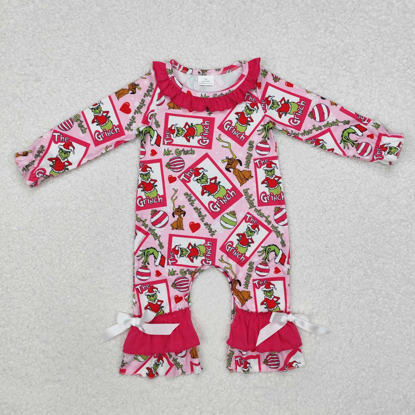 LR2006 Baby girls Christmas romper