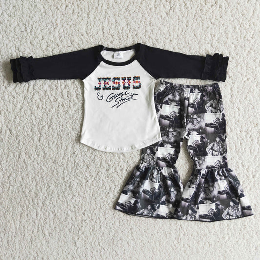 2.99 6 A16-13 Girls JESUS Outfits Long Sleeves